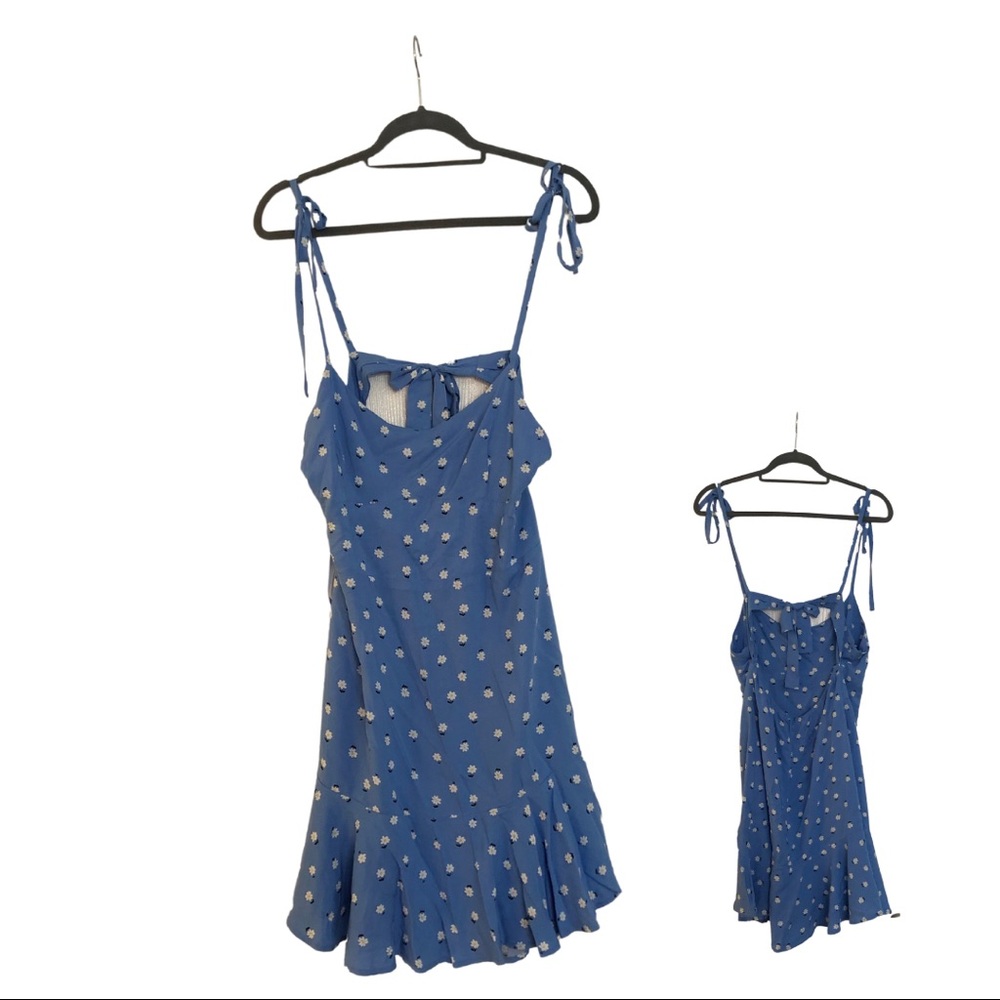 Blue Floral Dress
